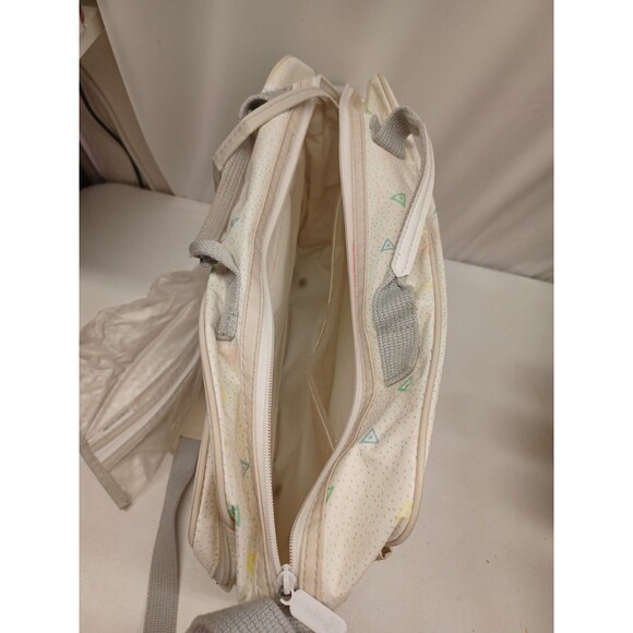 Vtg 1984 Cudlie Baby Over The Shoulder Diaper Bag Changing Pad 14"x10" Confetti - Picture 9 of 15